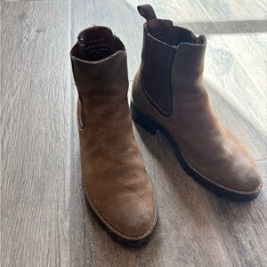Thursday Brown Suede ankle boots